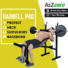 a2zcare squat barbell pad bar pad squat pad squat bar curshion black protect pad for squat black blue