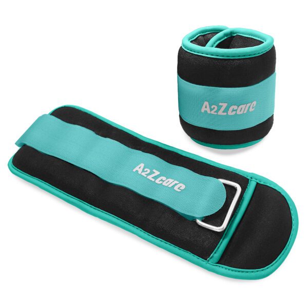 A2ZCARE Adjustable Ankle Weights - Ankle/Wrist with Neoprene Padding for Soft and Comfortable | A2ZCare®