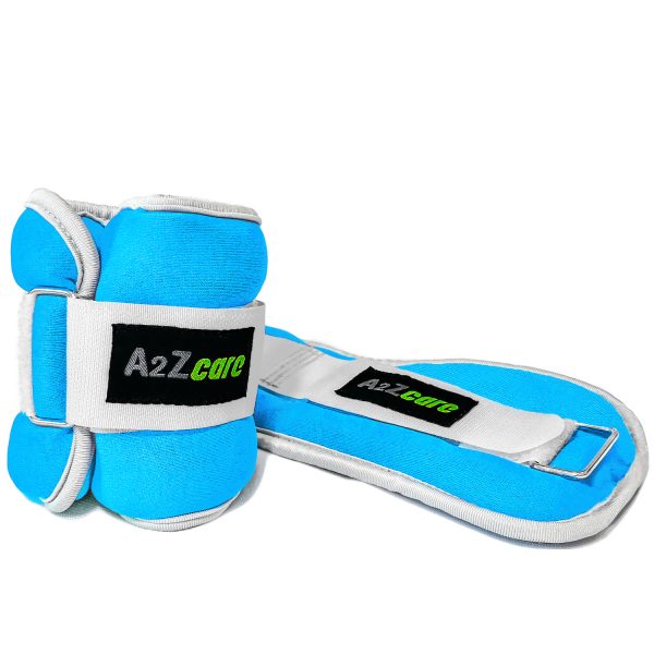 Exercise Ankle Weights 5 Pounds A2ZCARE Adjustable Ankle//Wrist Weights Men Women Fitness A Comfortable Leg Weights Set Gymnastics Walking