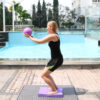 a2zcare balance pad foam pad for yoga balance exercise black blue purple large extra large X XL