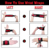 a2zcare wrist wraps protective straps for wrist wrist straps power lifting straps 14 inches 20 inches