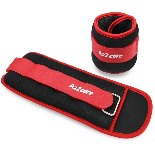 A2ZCARE Adjustable Ankle Weights - Ankle/Wrist with Neoprene Padding for Soft and Comfortable | A2ZCare®