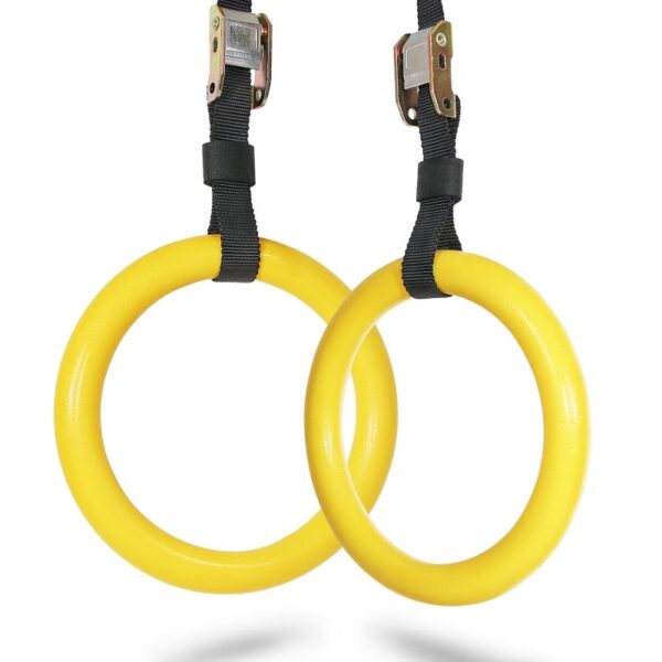 A2ZCARE Gym Rings Enhance Strength and Muscular Body Training Olympic Rings for Full Body Workout Gymnastics Rings 